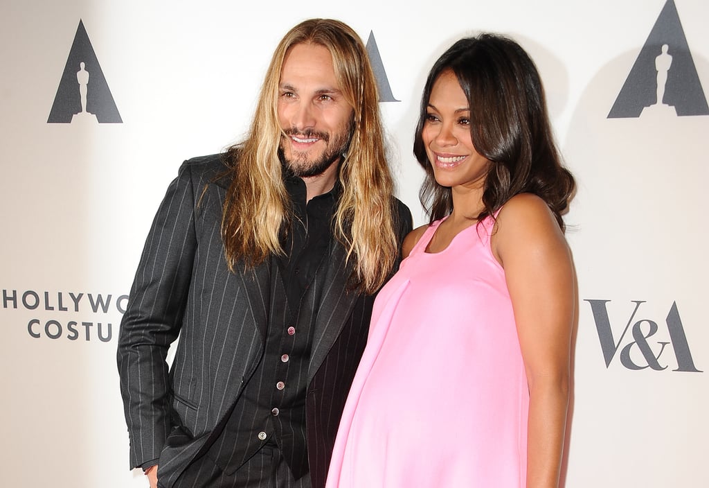 Zoe Saldana and Marco Perego at Costume Opening Party
