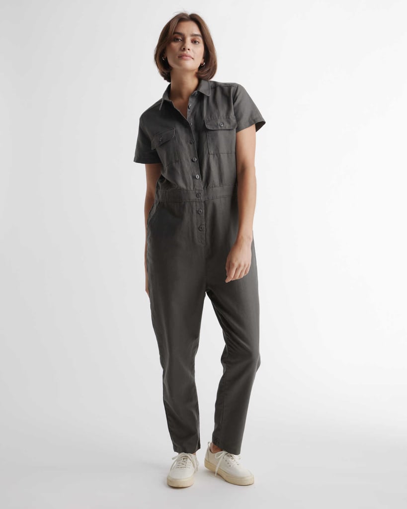 Qunice Linen Coverall Jumpsuit