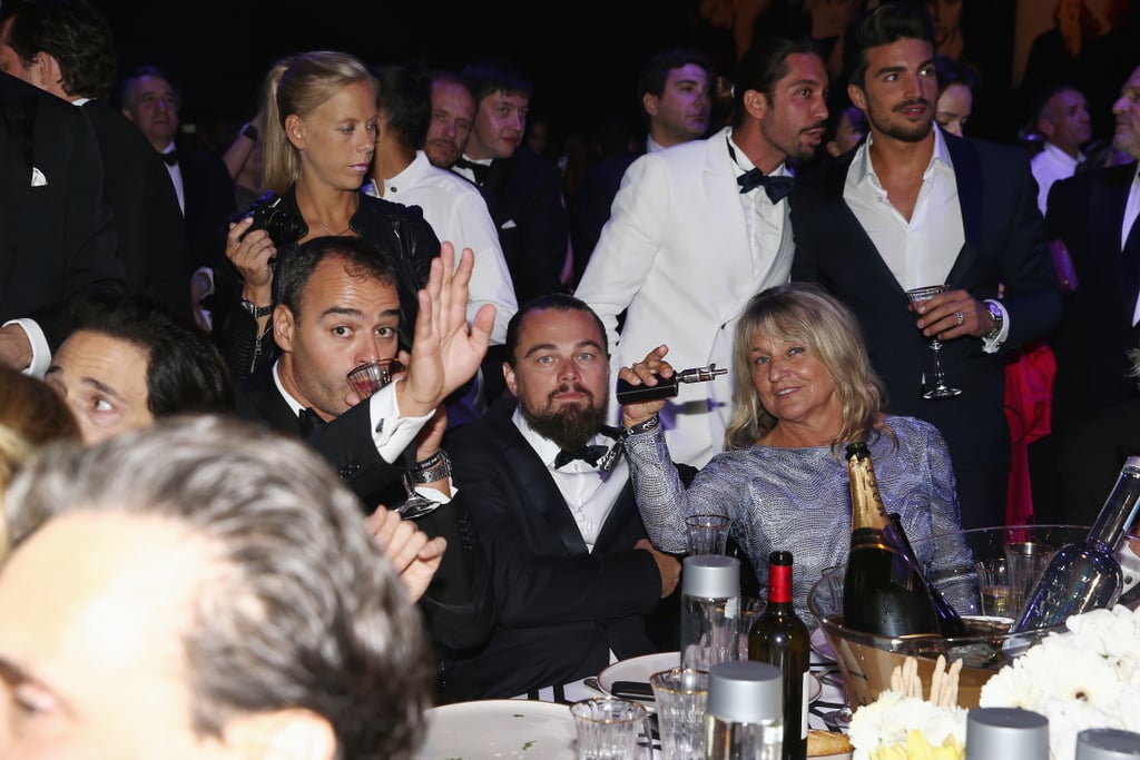 Even his mom, Irmelin, got a couple of puffs in.