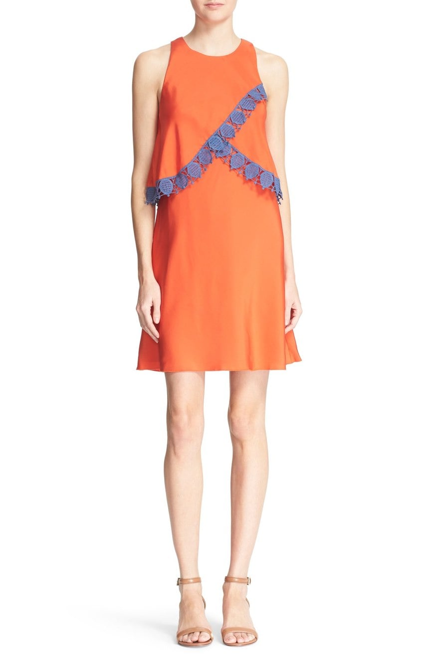 Tory Burch Women's Amanda Popover A-Line Silk Dress ($395) | The Most  Stylish Wedding Guest Dresses — at Every Price Point | POPSUGAR Fashion  Photo 32