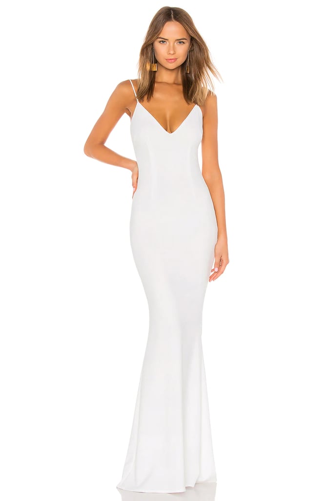 A Classic Modern Wedding Dress: Revolve Katie May Bambi Gown