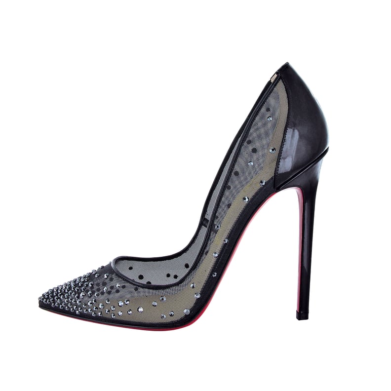 Christian Louboutin Body Strass 120 Patent Heel Black