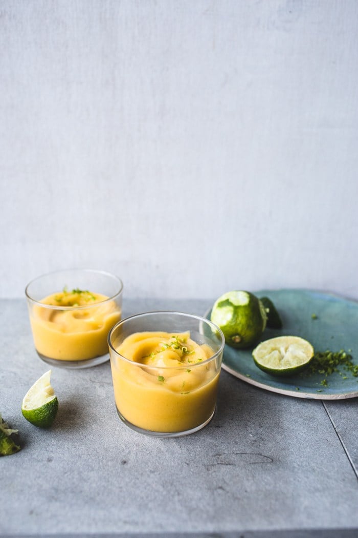 Frozen Mango and Apple Daiquiris