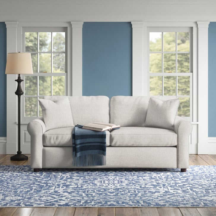 The Best Inexpensive Farmhouse Sofa Audie Rolled Arm Sofa The Best