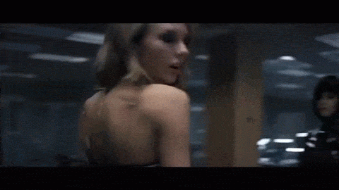 When she totally beats up Taylor.