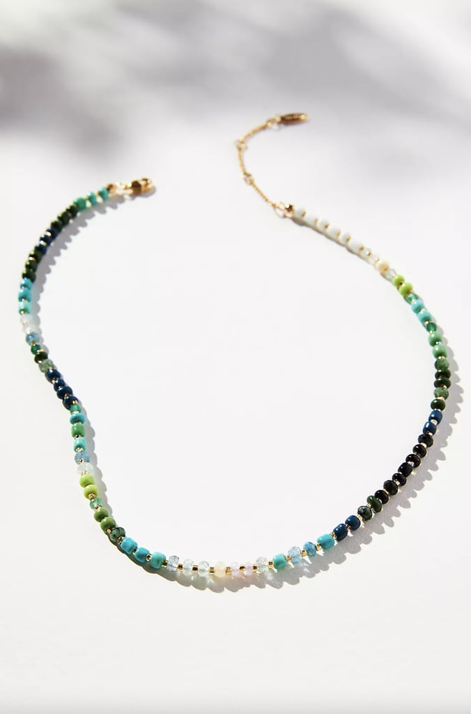 Anthropologie Rainbow Small-Stone Necklace