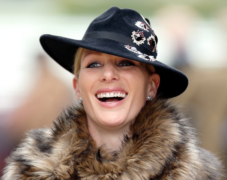 CHELTENHAM, UNITED KINGDOM - MARCH 16: (EMBARGOED FOR PUBLICATION IN UK NEWSPAPERS UNTIL 48 HOURS AFTER CREATE DATE AND TIME) Zara Phillips attends day 3 of the Cheltenham Festival at Cheltenham Racecourse on March 16, 2017 in Cheltenham, England. (Photo 