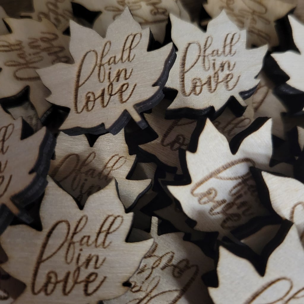 Fall in Love Table Confetti