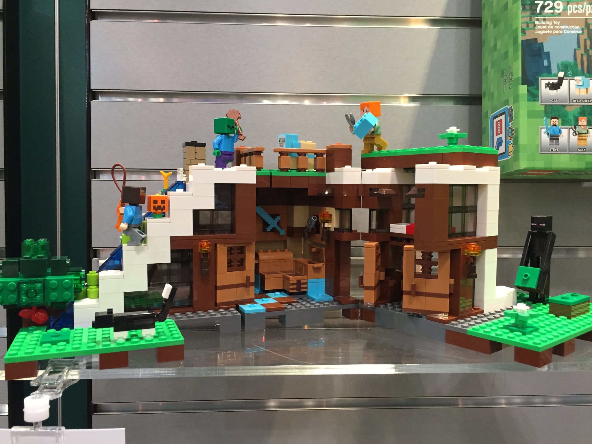 Lego Minecraft The Waterfall House The 40 Lego Sets Your Child Is Going To Beg You For In 17 Popsugar Family Photo 34