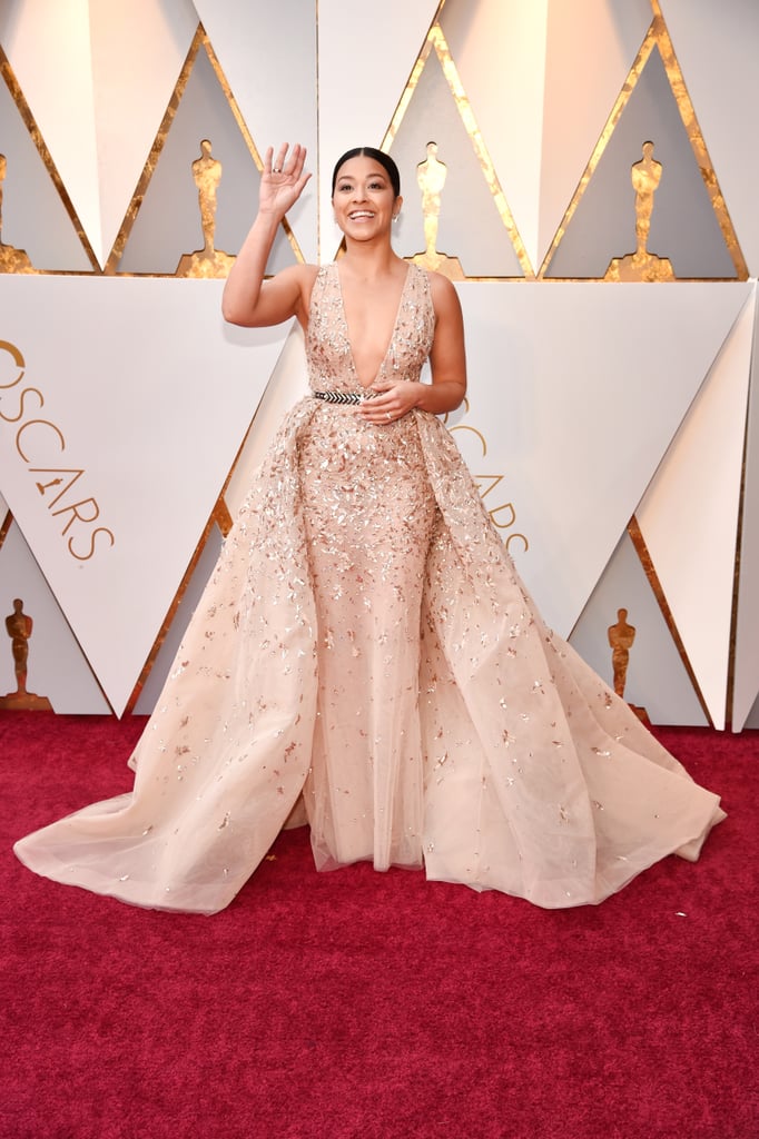 Gina Rodriguez at the 2018 Academy Awards