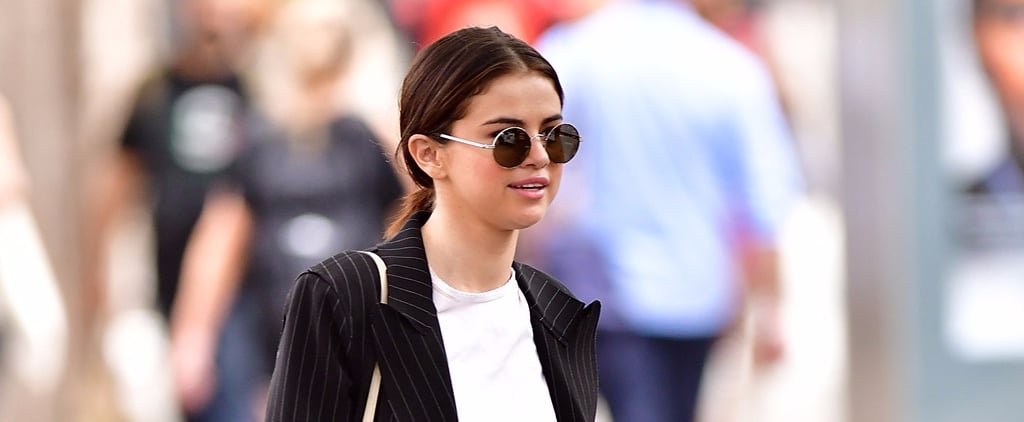 Selena Gomez Wearing Black Tod's Loafers