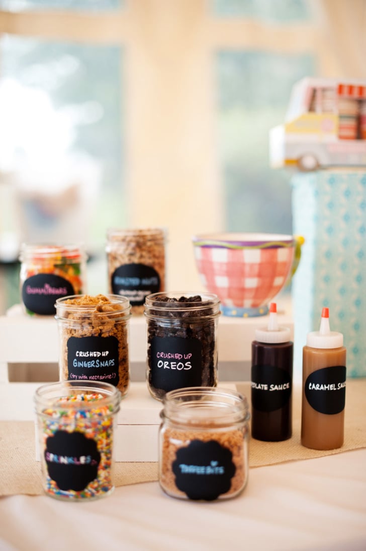 Ice Cream Bar Party Buffet and Bar Table Ideas POPSUGAR Food Photo 11
