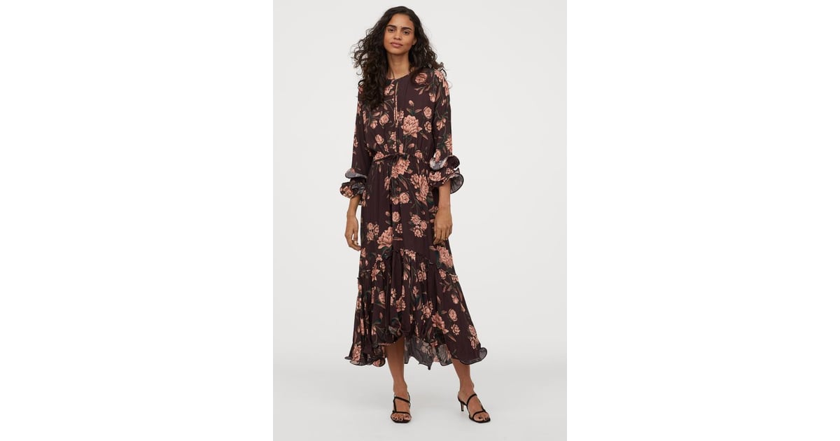 Johanna Ortiz x H&M Creped Ruffled Dress H&M Collaboration With