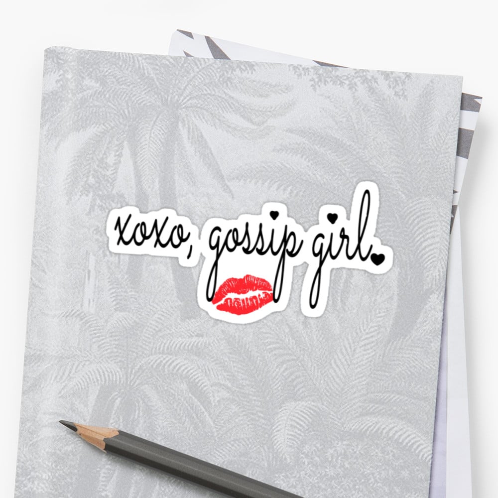 "XOXO, Gossip Girl" Sticker
