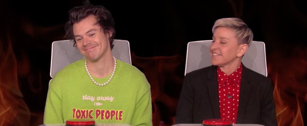 My Cheeks Hurt From Smiling at Harry Styles Adorably Answering Ellen's "Burning Questions"