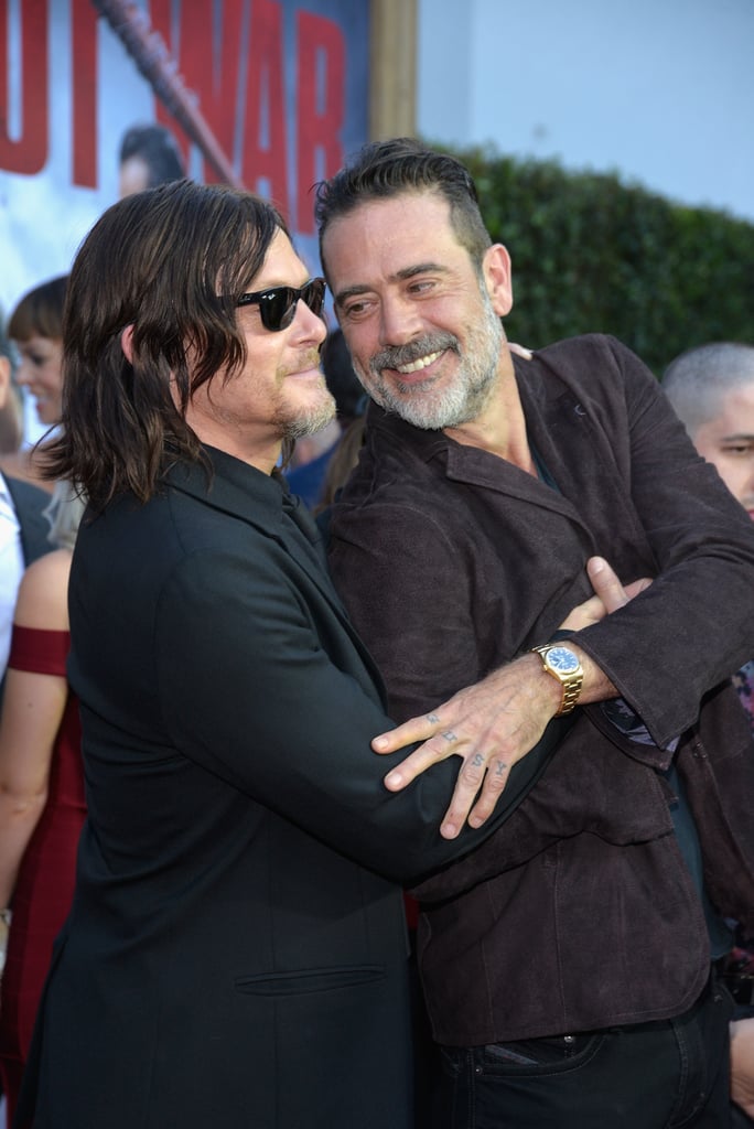 Jeffrey Dean Morgan and Norman Reedus on Red Carpet 2017