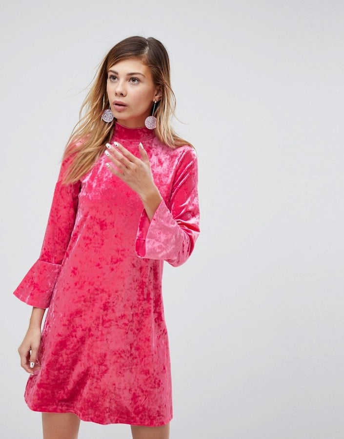 Monki Velvet Dress