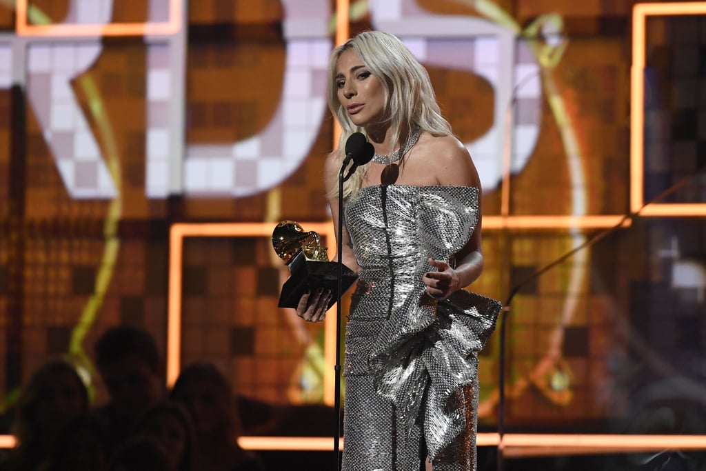 Lady Gaga's Celine Dress at the 2019 Grammys