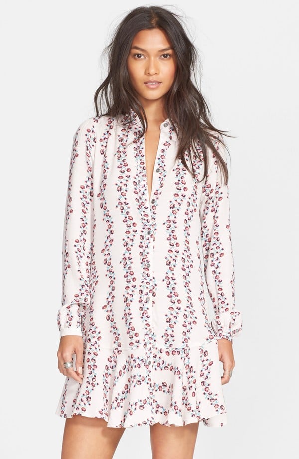 Free People Button Front Shirtdress ($128)