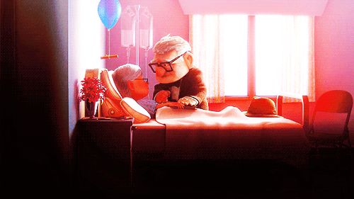 The opening scene of Up.