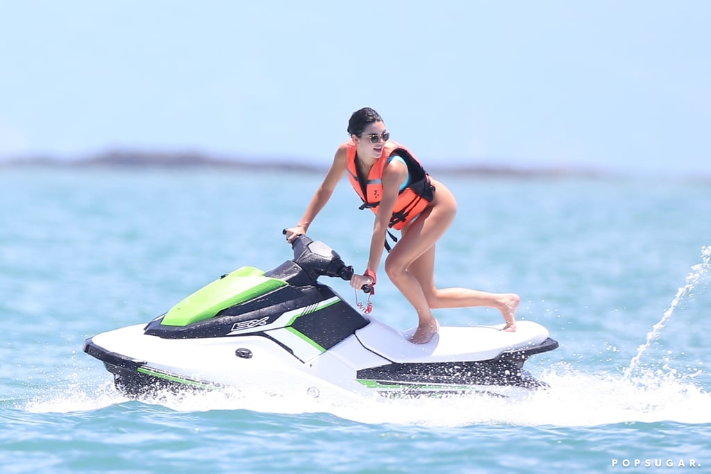 Khloé Kardashian and Kendall Jenner in Mexico August 2018