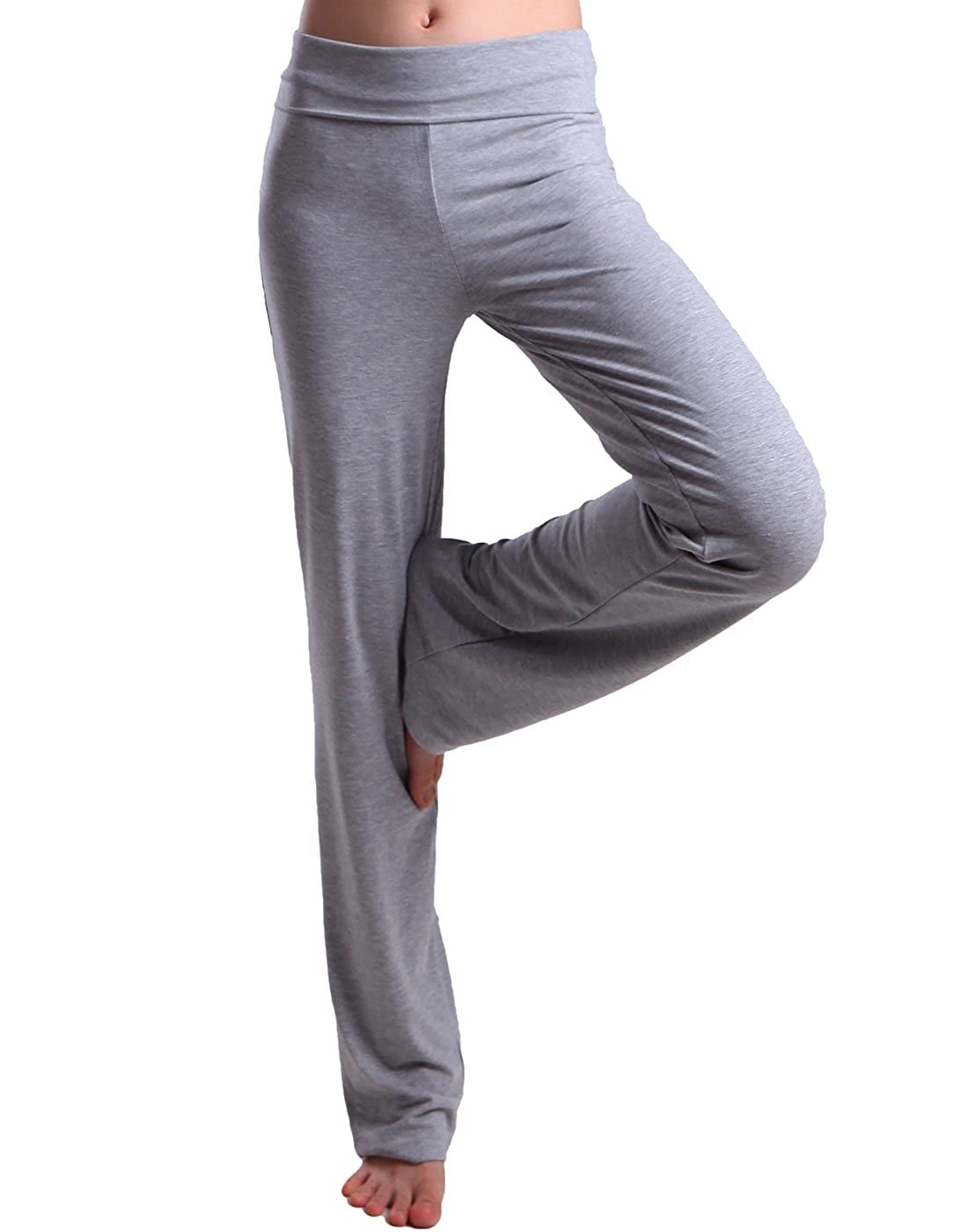  HDE Yoga Dress Pants For Women Straight Leg Pull On Pants