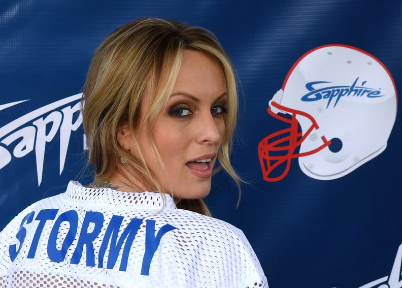 LAS VEGAS, NV - FEBRUARY 04:  Adult film actress/director Stormy Daniels hosts a Super Bowl party at Sapphire Las Vegas Gentlemen's Club on February 4, 2018 in Las Vegas, Nevada.  (Photo by Ethan Miller/Getty Images)