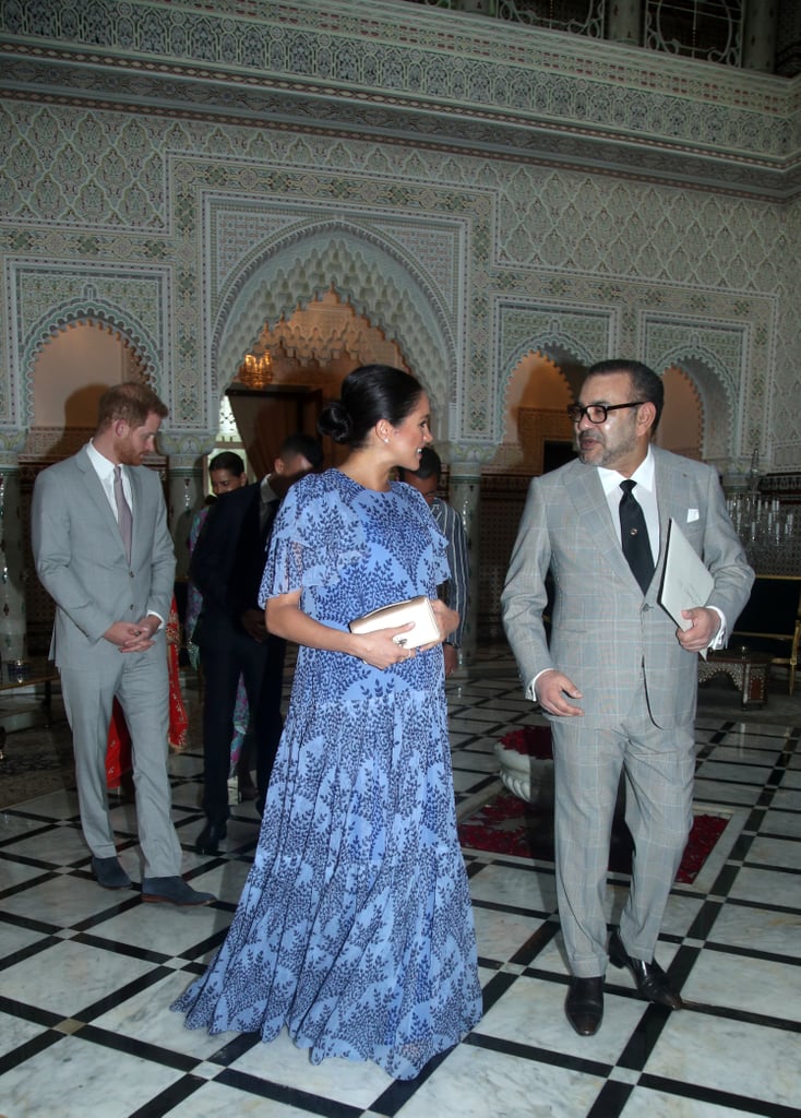 Prince Harry and Meghan Markle Meeting the King of Morocco