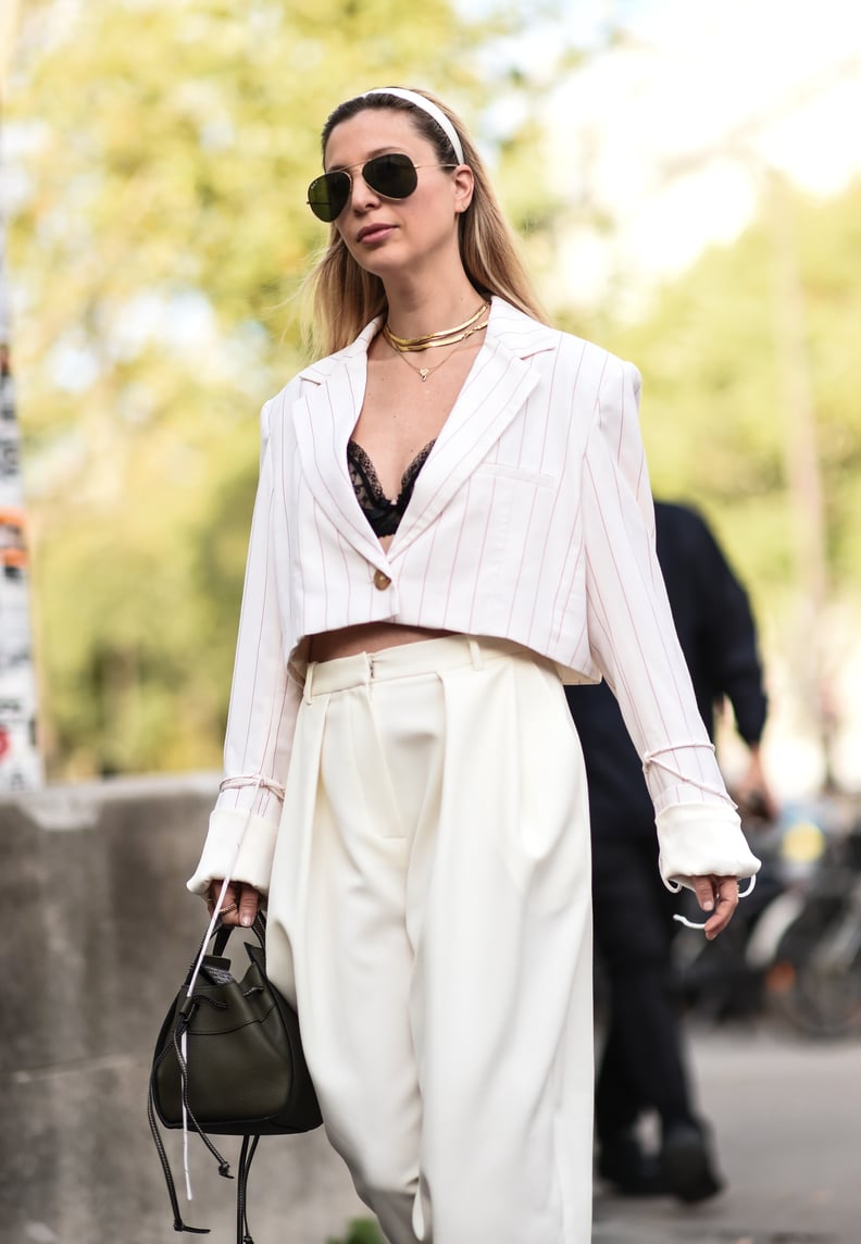 Trend Inspiration: White Headband and Hair Down