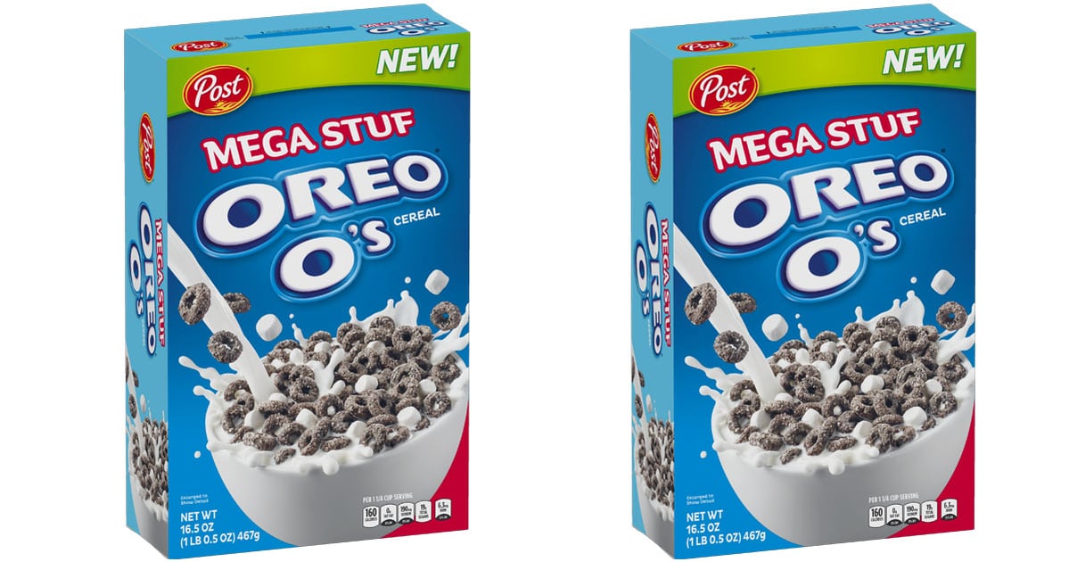 Post Oreo O's Mega Stuff Breakfast Cereal, Sweetened Corn and Oat