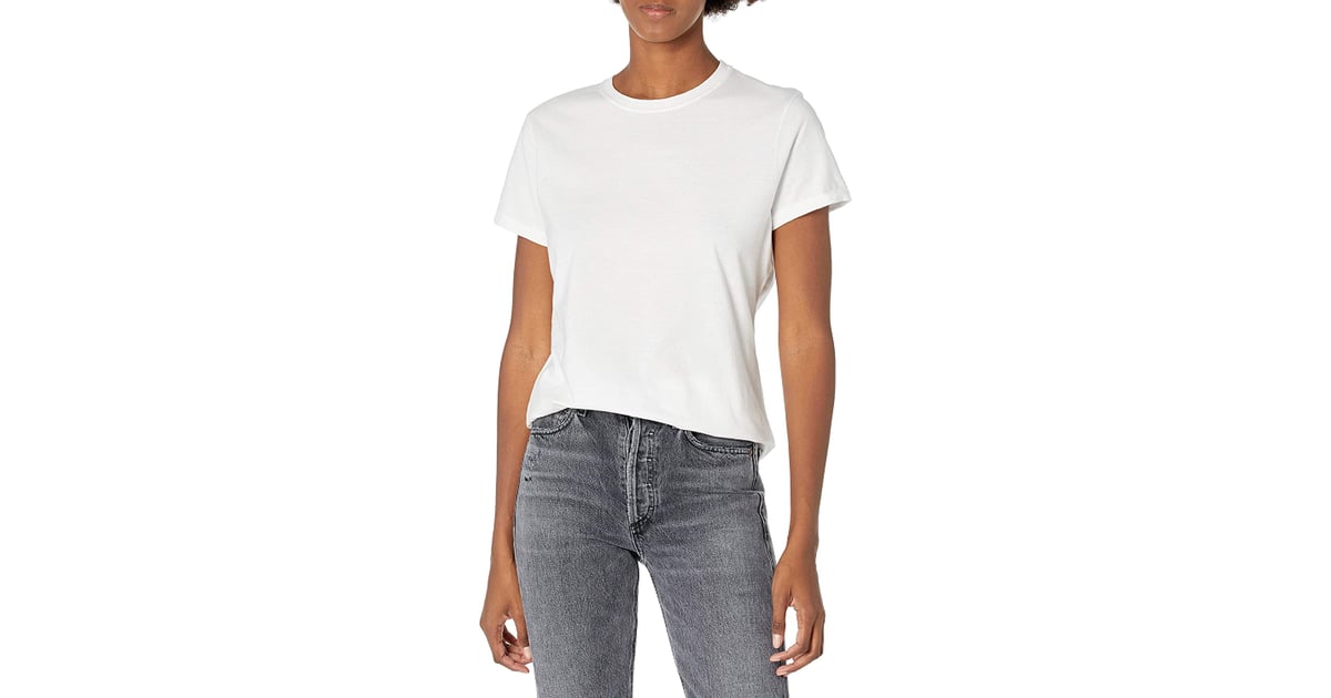 A Plain TShirt Best Basic Clothing Pieces For Women 2021 POPSUGAR