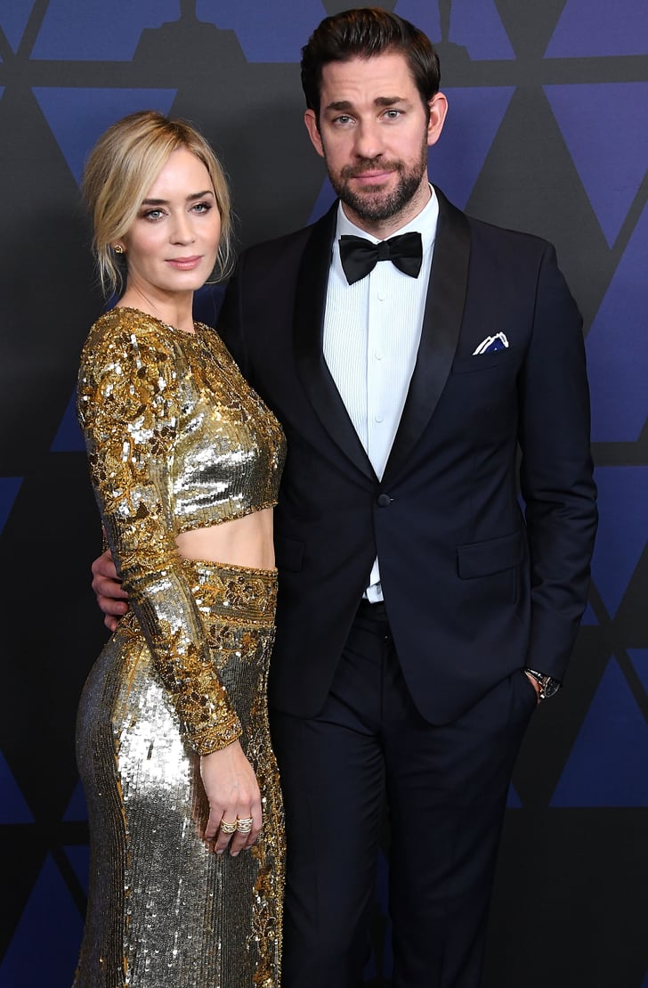 John Krasinski and Emily Blunt at the Governors Awards 2018 | POPSUGAR