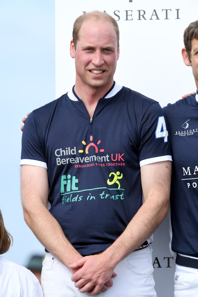 Prince William at Polo Match in England June 2017