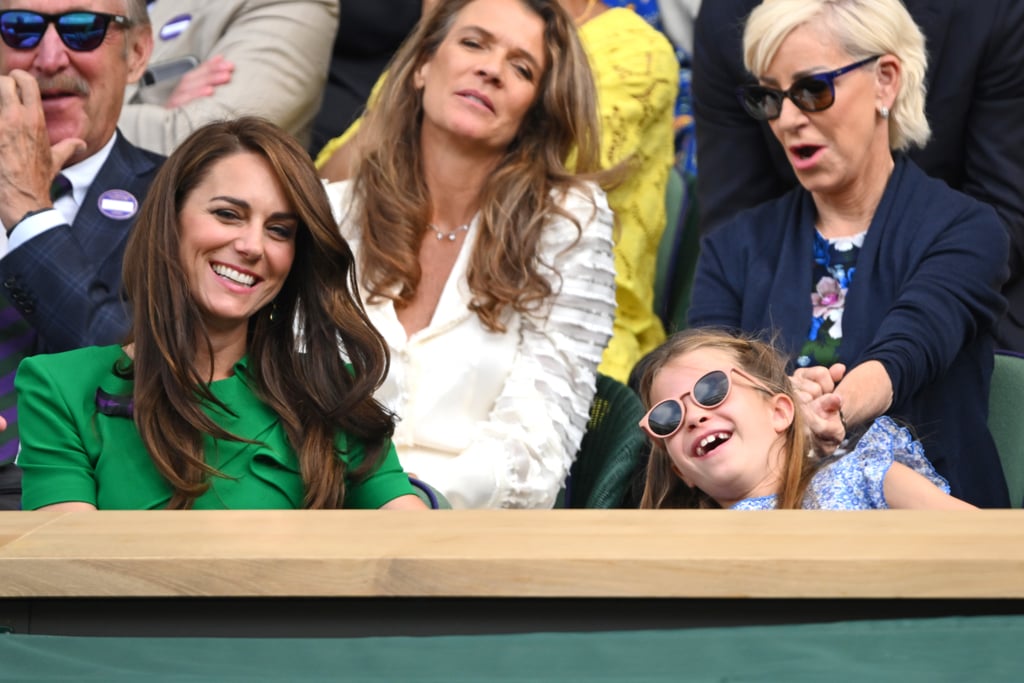 Princess Charlotte and Prince George at Wimbledon 2023