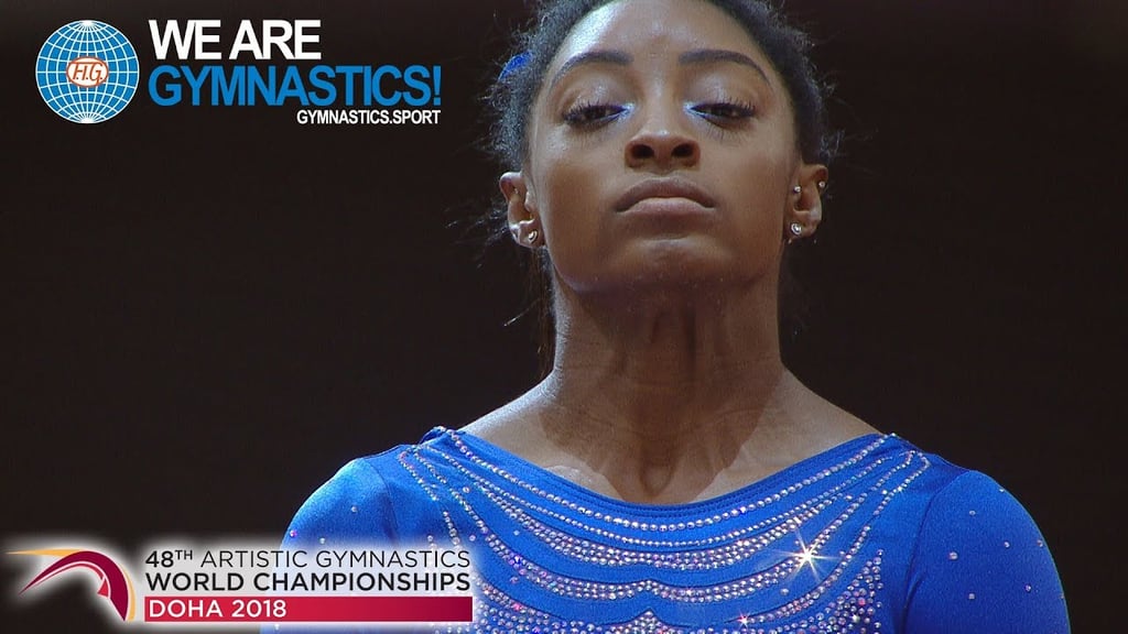 The Biles on Vault