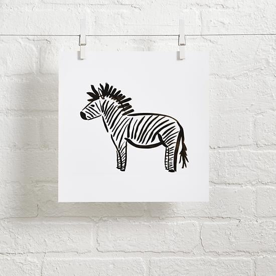 Linda and Harriett Zebra Wall Art