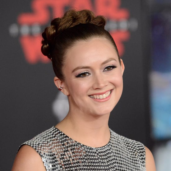 Billie Lourd Princess Leia Hairstyle at Star Wars Premiere
