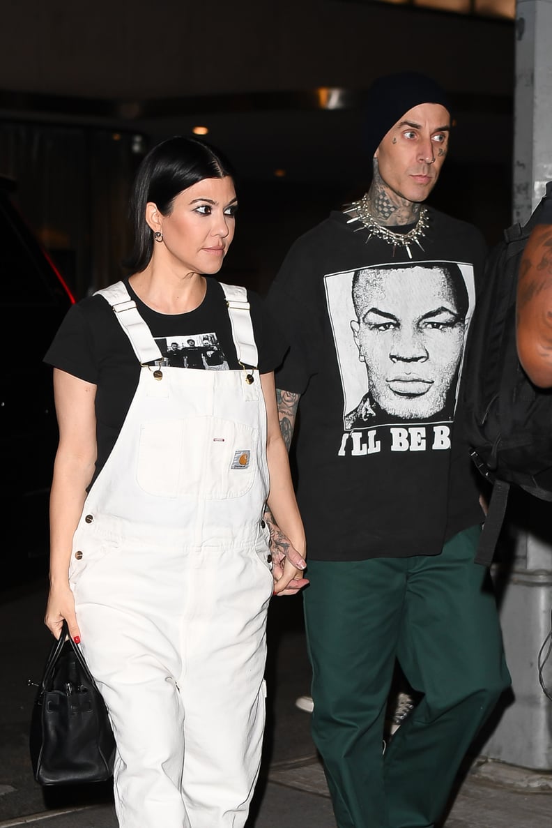 Pregnant Couple Costumes: Kourtney Kardashian Barker and Travis Barker