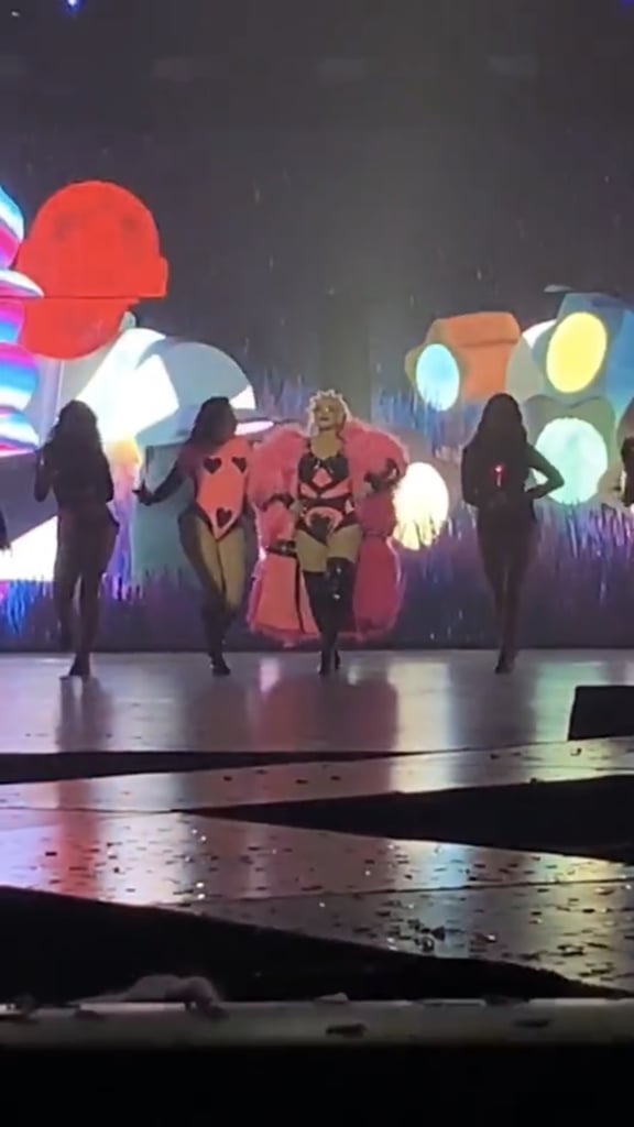 Demi Lovato at Christina Aguilera Vegas Concert Photos 2019