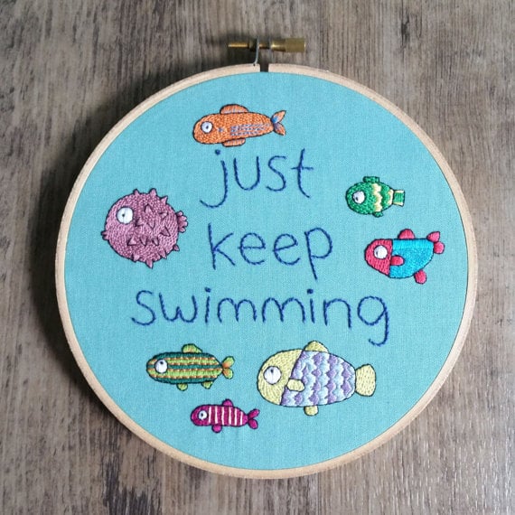 Finding Nemo Embroidery Hoop