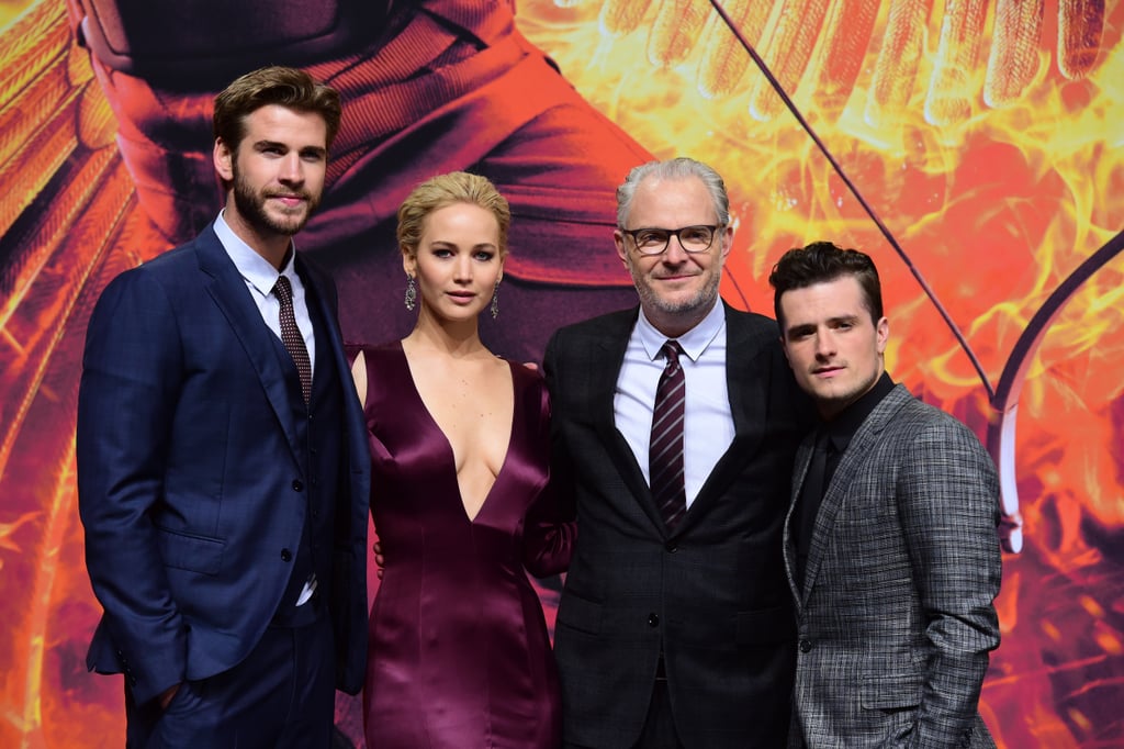 Pictured: Josh Hutcherson, Liam Hemsworth, and Jennifer Lawrence