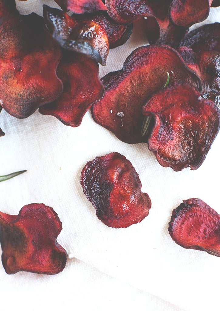 Make-Ahead Appetizer: Baked Rosemary Beet Chips