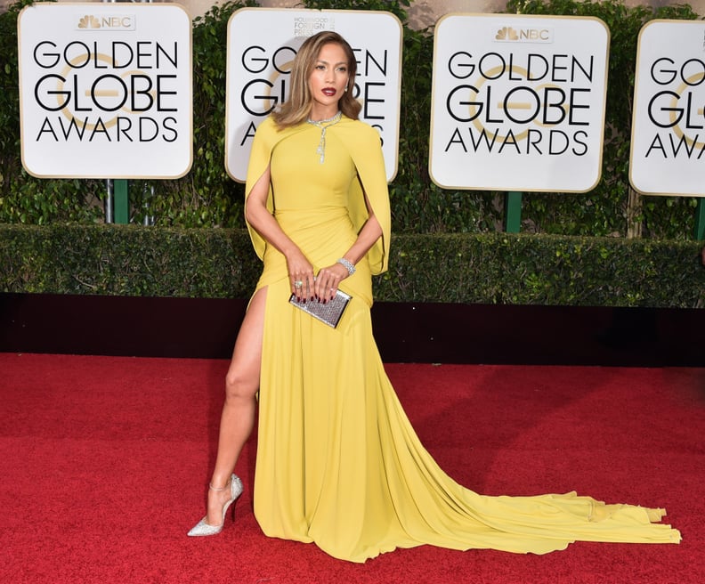 Jennifer Lopez gave Angelina Jolie's leg a run for its money.