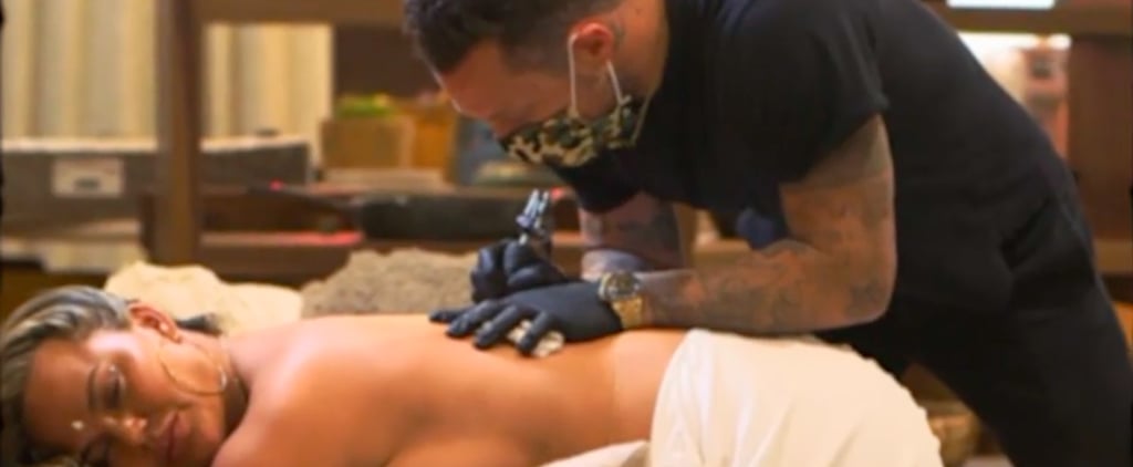 Chrissy Teigen Gets Sexy Spine Tattoo of John Legend's Lyric
