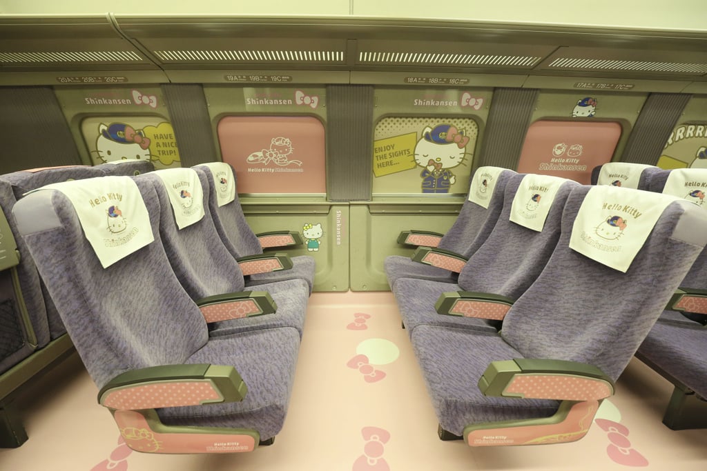 Purple-and-pink seats are a must!