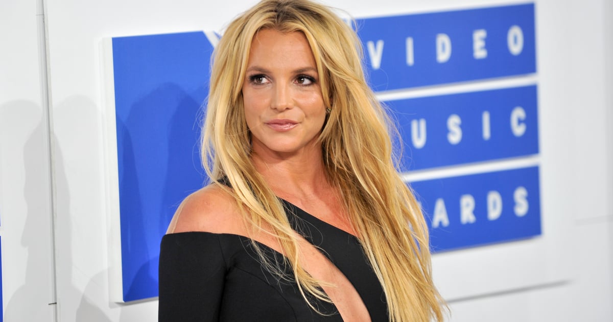 Britney Spears Wears a Front-Tie Crop Top and Gym Shorts