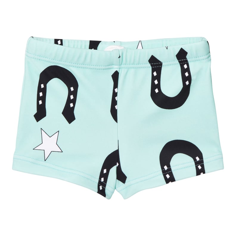 Gardner and the Gang Mint Stars and Unicorns Swimshorts