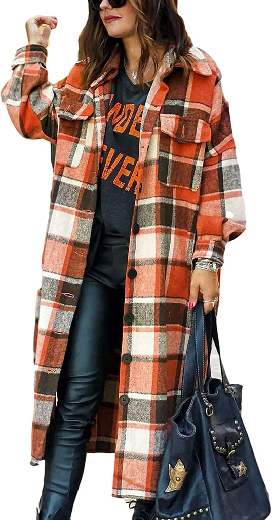 A Stylish Shacket: Himosyber Button-Up Shacket Coat