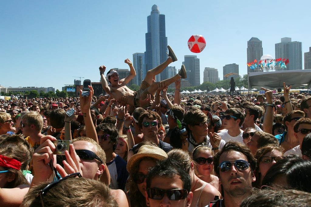 MGMT's 2008 provided the soundtrack for this crowd-surfer's good time.