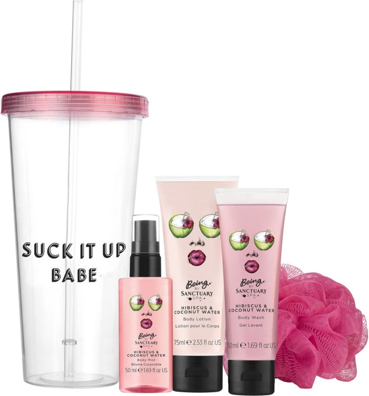 Being Suck It Up Tumbler & Bath Gift Set